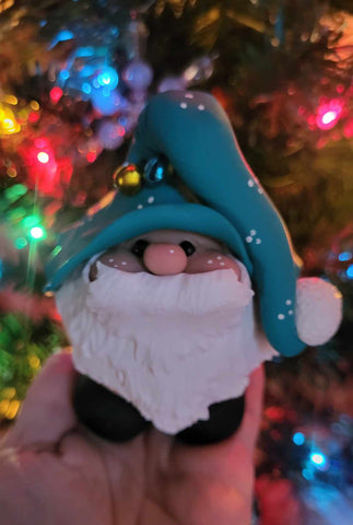 Santa Teal (folded hat)